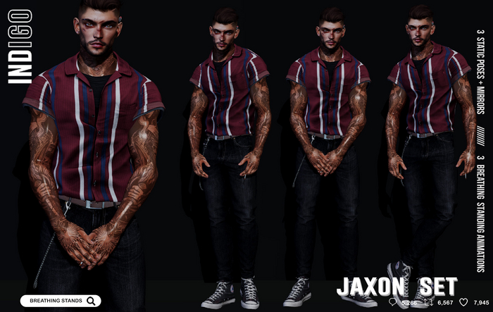 [InDiGo] Jaxon Breathing & Static Stands Set