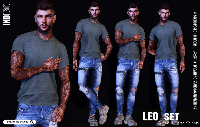 [InDiGo] Leo Breathing & Static Stands