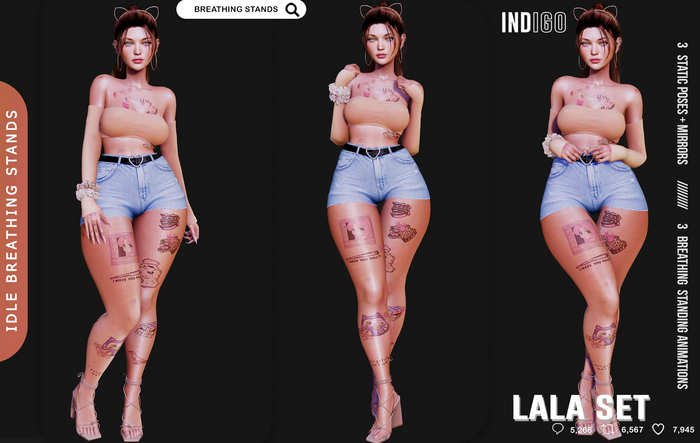 [InDiGo] Lala Breathing & Static Stands Set