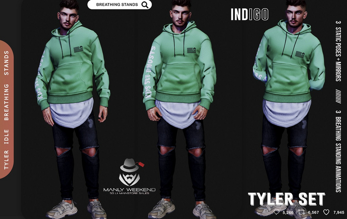 [InDiGo] Tyler Breathing & Static Stands