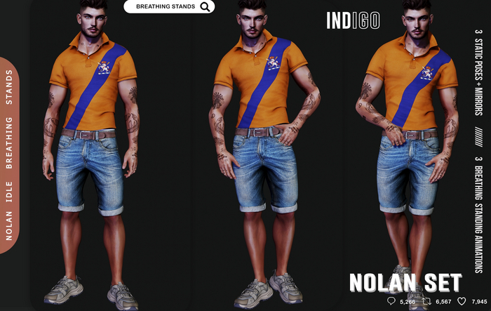 [InDiGo] Nolan Breathing & Static Stands