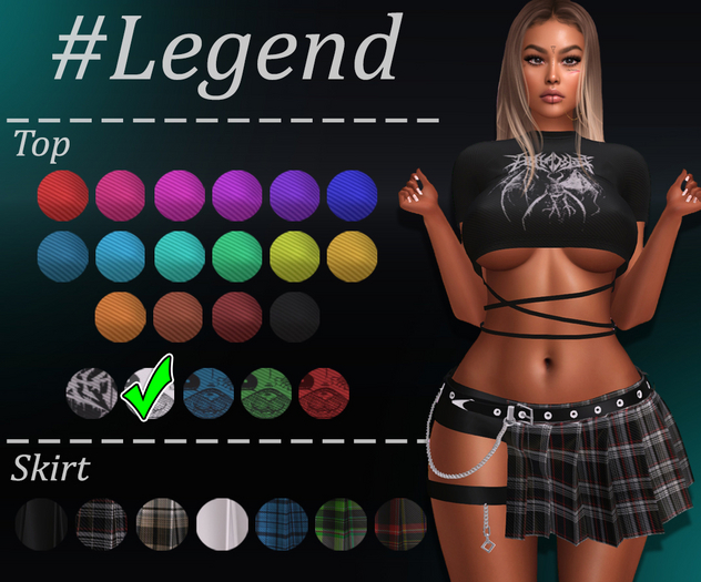 1800 #LEGEND - Top *Amber* - 18