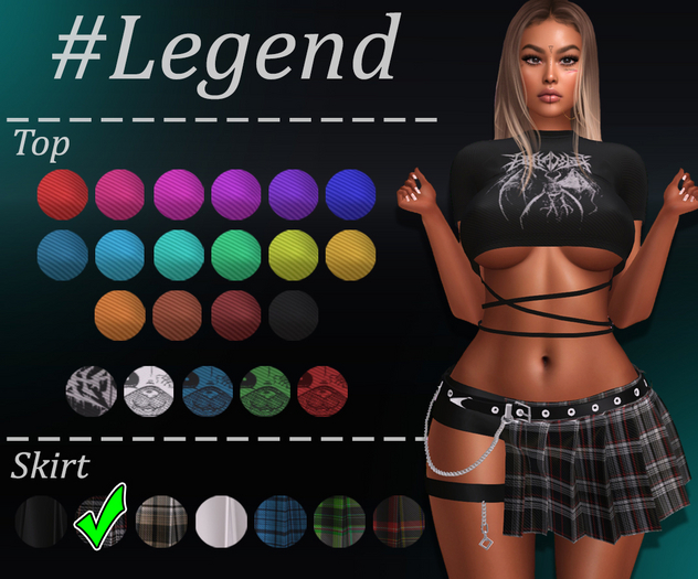 1803 #LEGEND - Skirt *Amber* - 2