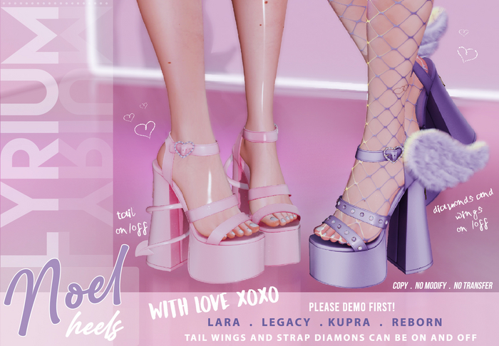 Lyrium. Noel Heels - FATPACK