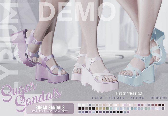 Lyrium. Sugar Sandals - FATPACK DEMO