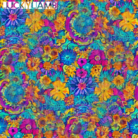 LuckyLamb -  Flower Pattern 4  - Full Perm - Seamless
