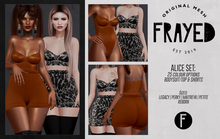 Frayed - Alice Bodysuit/Top - Fatpack