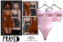 Frayed - Alice Bodysuit/Top - Baby Pink