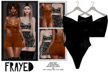 Frayed - Alice Bodysuit/Top - Black