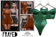 Frayed - Alice Bodysuit/Top - Leafy Green