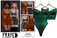 Frayed - Alice Bodysuit/Top - Green
