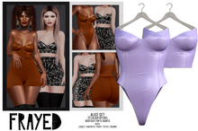 Frayed - Alice Bodysuit/Top - Lilac