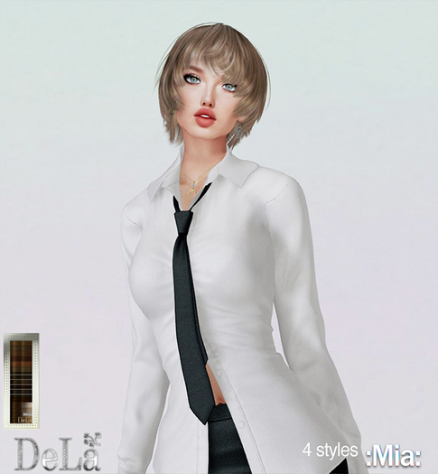=DeLa*= Mesh Hair "Mia" Browns