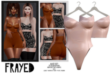 Frayed - Alice Bodysuit/Top - Nude