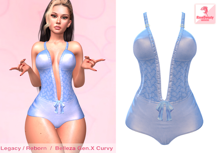 RoseBeauty / Bodysuit / Blue