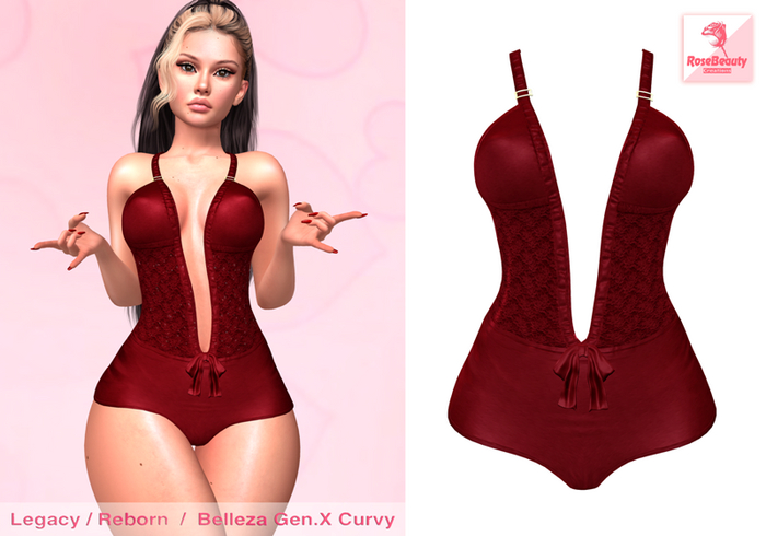 RoseBeauty / Bodysuit / Red