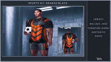 R2A- SPORTS KIT ORANGE/BLACK