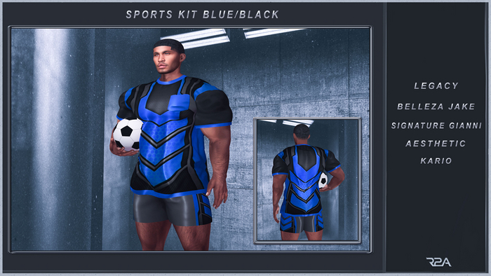 R2A- SPORTS KIT BLUE/BLACK