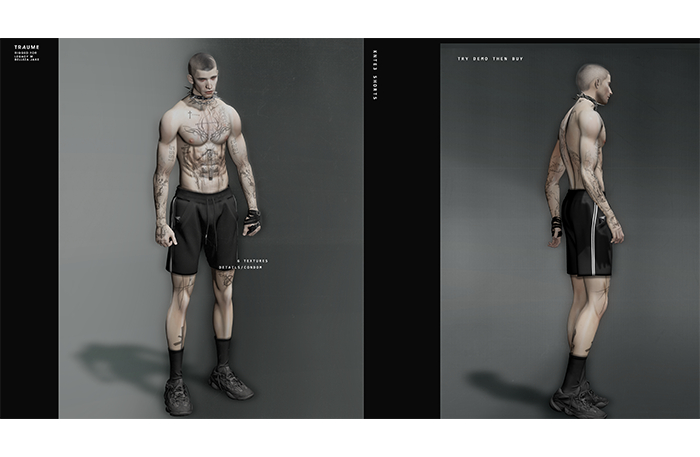 [Traume] KNTE3 Shorts FATPACK