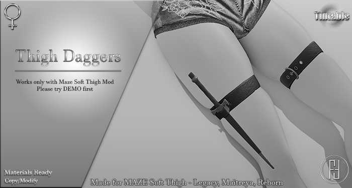 FORMME. Thigh Daggers x DEMO
