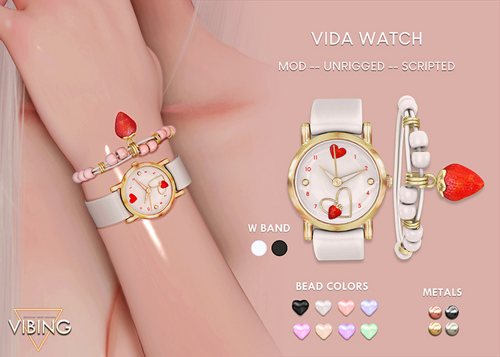 Vibing -- vida bracelet -- gold