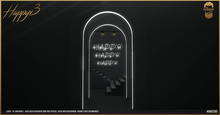 Happy X 3 Backdrop - The Bearded Guy