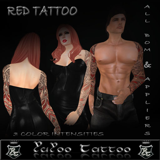 ..::<Y.T.>::.. Red - Yuyoo Tattoo