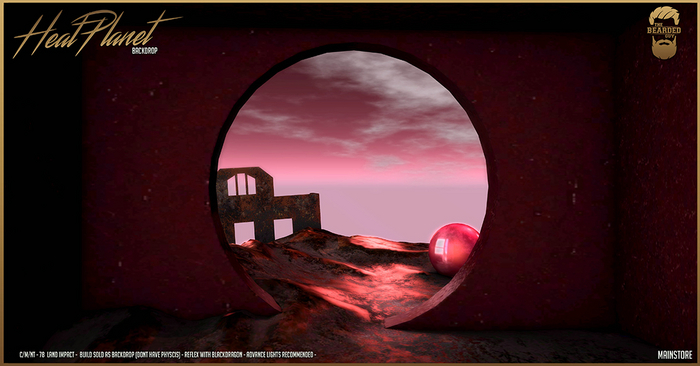 Heat Planet Backdrop - The Bearded Guy