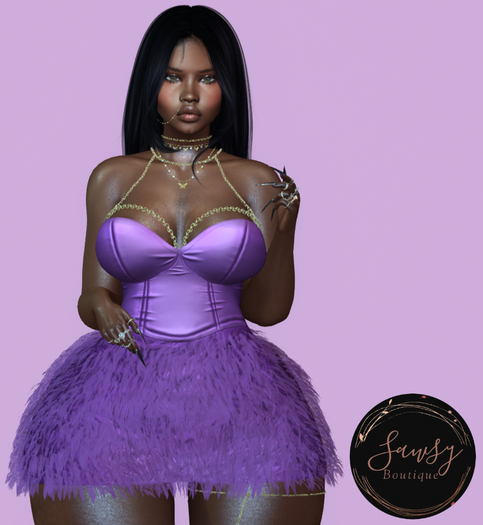 -S- Kylee Dress Purple