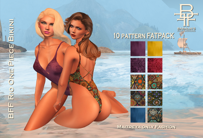 BFF Rio One Piece Bikini Swimsuit