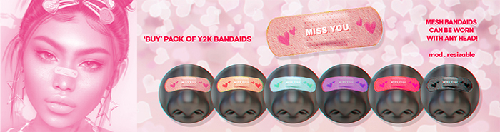 REVOUL - 'Y2K Babiana' BUNS / Bandaids / DELUXE <3 (add me)