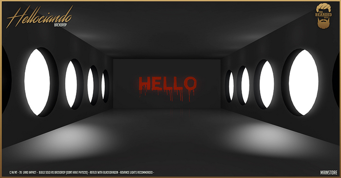 Hellociando Backdrop - The Bearded Guy