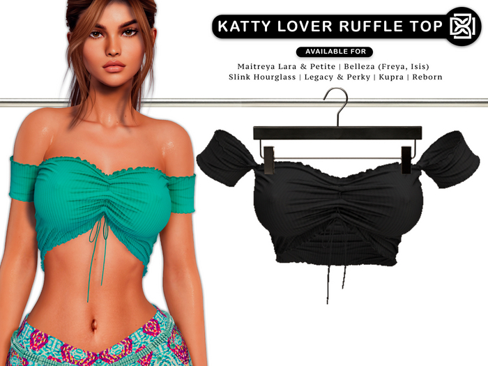 Addams "Katty" Lover Ruffle Top #42