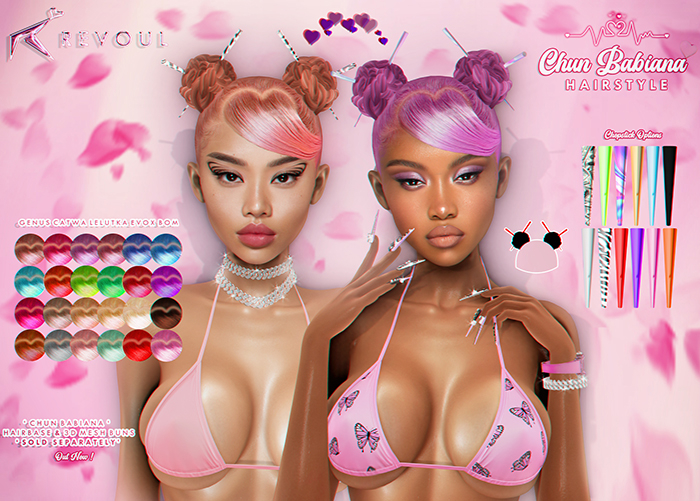 REVOUL - 'Chun Babiana' BUNS & Hairbase <3 (add me)