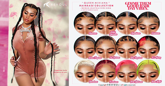 REVOUL - Queen Mixiana Hairbase Collection / DELUXE <3 (add me)