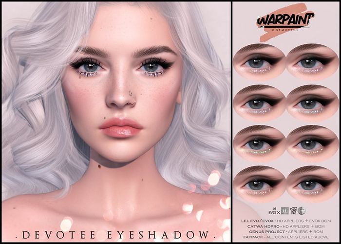 WarPaint* Devotee eyeshadow [Fatpack]