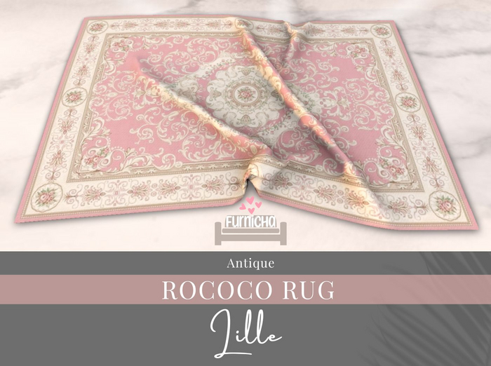 Furnicha - Antique Rococo Rug - Lille