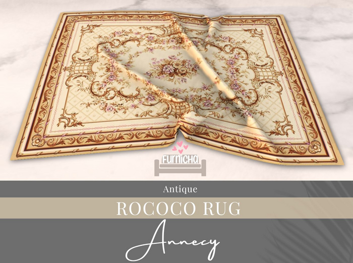 Furnicha - Antique Rococo Rug - Annecy