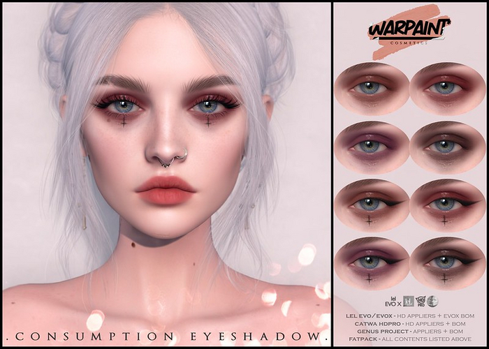WarPaint* Consumption eyeshadow [Fatpack]