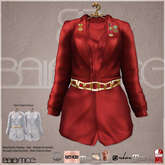 Baiastice_Flare Spencer & Shirt-Red