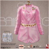 Baiastice_Flare Spencer & Shirt-Pink