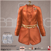 Baiastice_Flare Spencer & Shirt-Orange