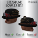 Classic Black Wool Bowler Hat For Adults - Formal Style, 4 Sizes Available, Boxed