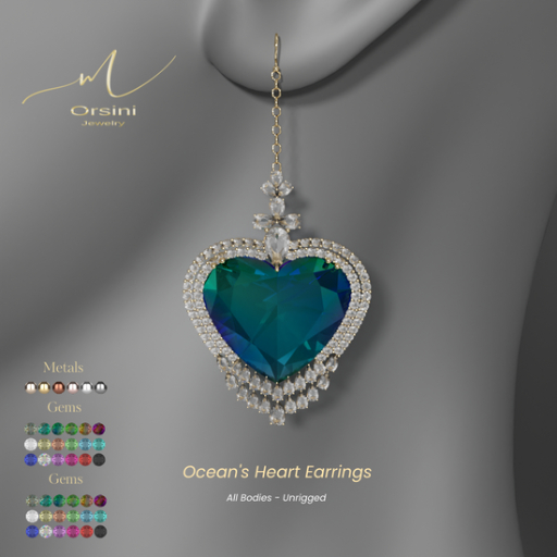 Orsini Jewelry Ocean's Heart Earrings Unpack