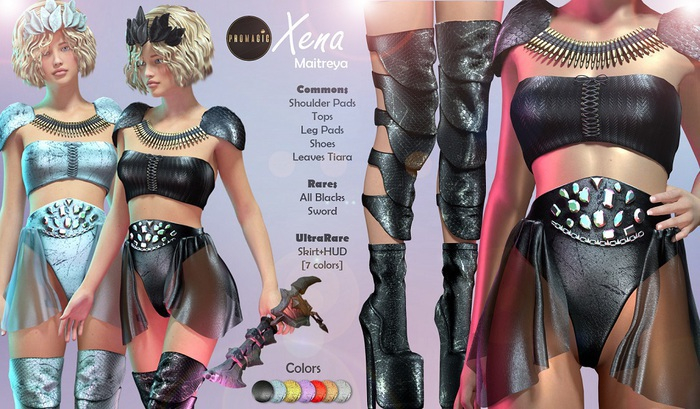 *PROMAGIC* Xena-Shoes-Black-RARE