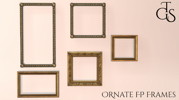 {GS} FULL PERMISSION MESH FRAMES - Ornate Frame Pack