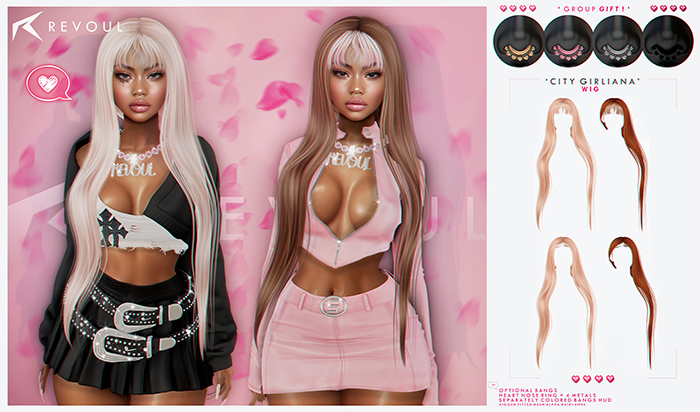 REVOUL - 'City Girliana' WIG / ESSENTIAL PACK <3 (add me)