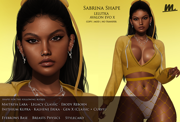 ::Midori's Store:: Sabrina Shape (Lelutka Avalon 3.1 Evo X)