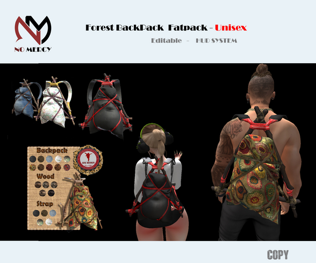 No Mercy / Forest BackPack Unisex Fatpack 