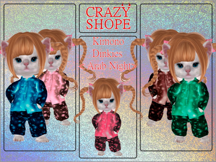 01 CR SH Kimono Dinkies< Arab Night>